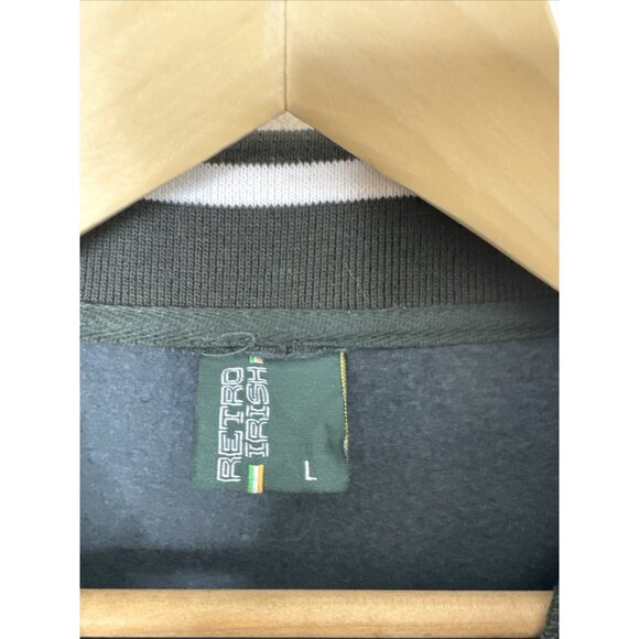 Retro Irish Ireland  Men L Track And Field Green Jacket Zip - Picture 4 of 10